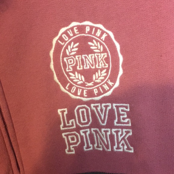 Large Victoria’s Secret Pink half zip sweatshirt - Picture 2 of 4
